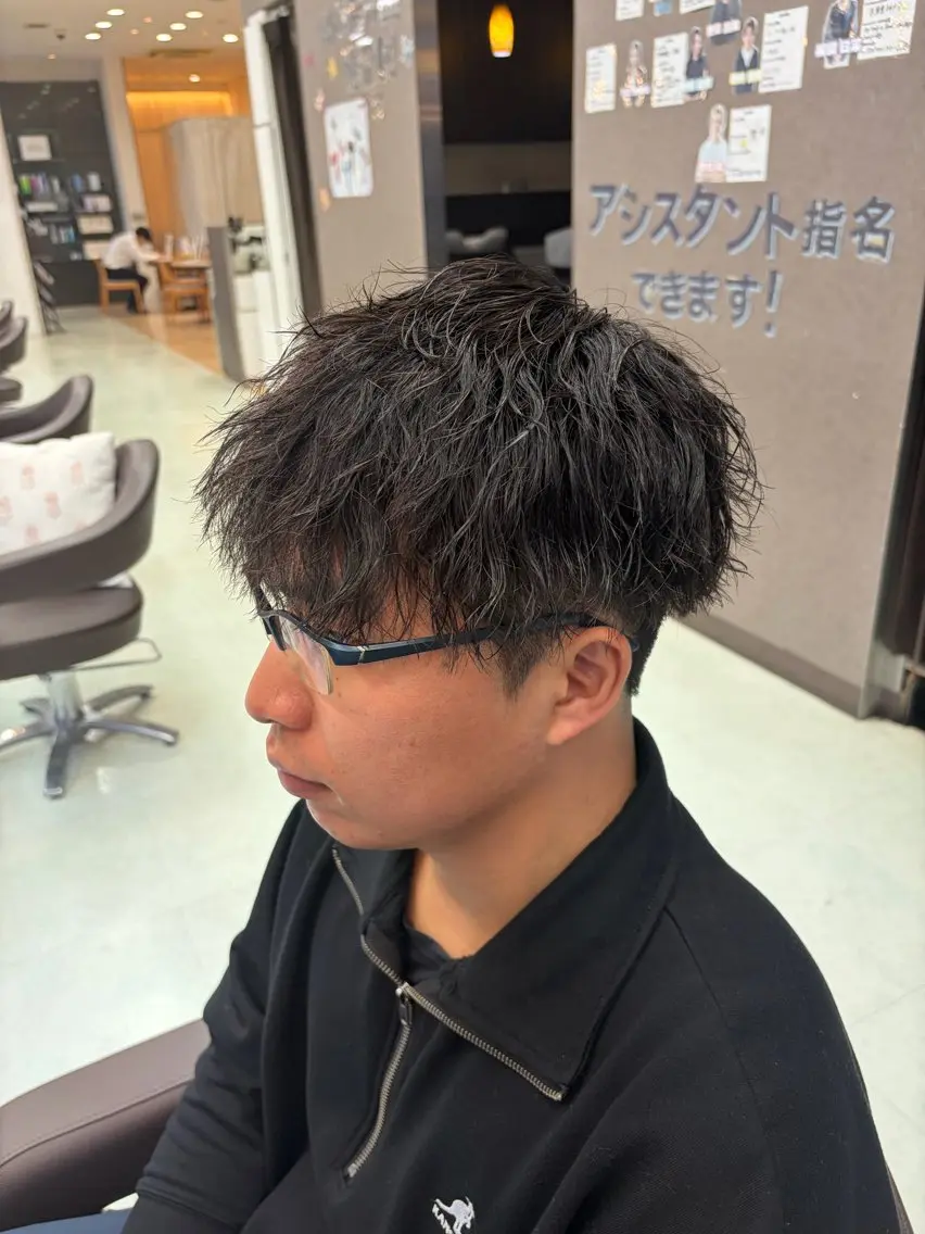 パーマ メンズ メンズパーマ カット パーマ ✨似合わせ特化美容師 WILL上村 拳吾のヘアスタイル