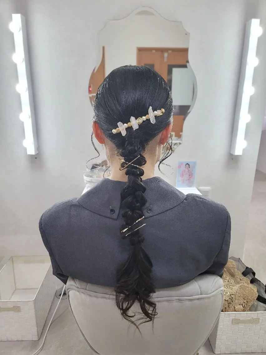ロング ヘアアレンジ ヘアセット 渥美 寿美翔のヘアスタイル