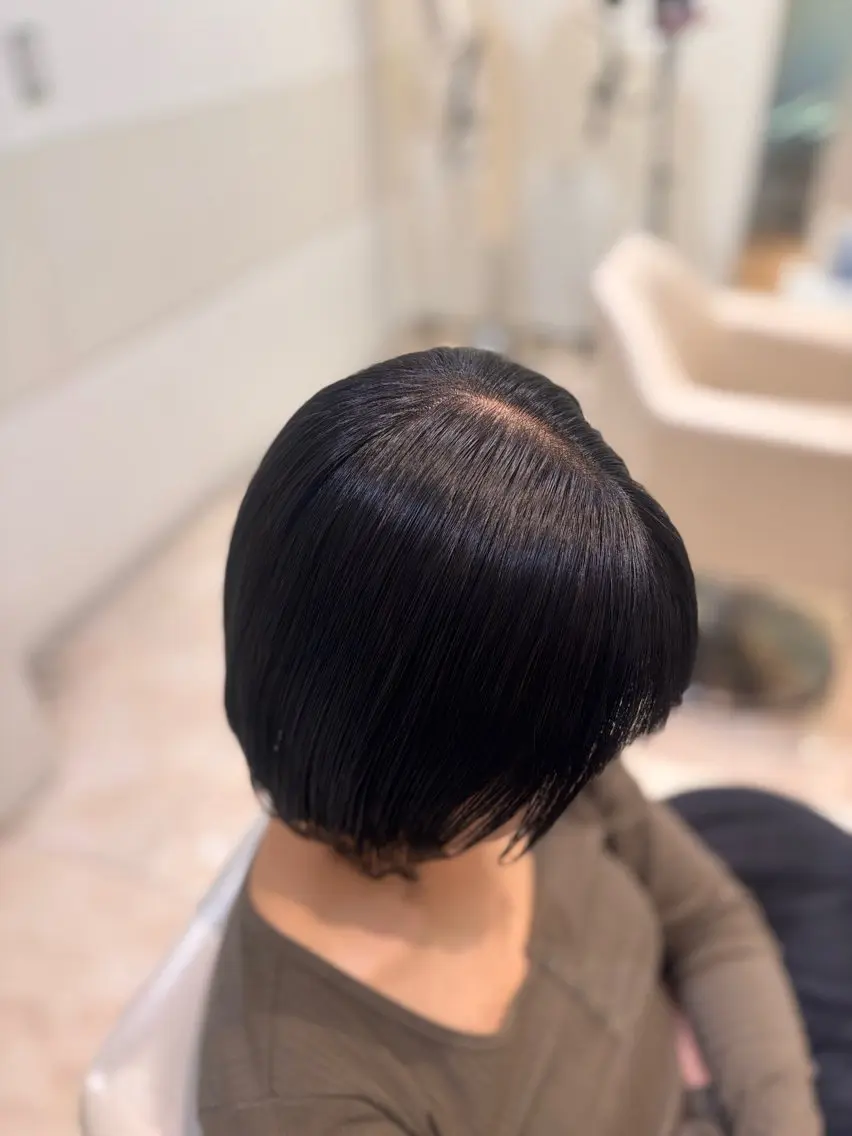 ショート ヘアカラー トリートメント ナチュラルカラー/ ヘッドスパ/まゆ🐼の眉毛・アイブロウイメージ