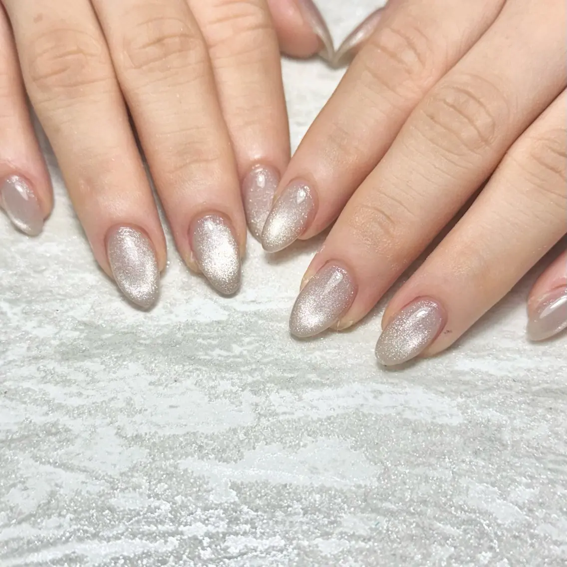 ネイル ジェルネイル マグネットネイル マグネットワンカラー ワンカラーネイル KANNA aleum nailのネイルデザイン