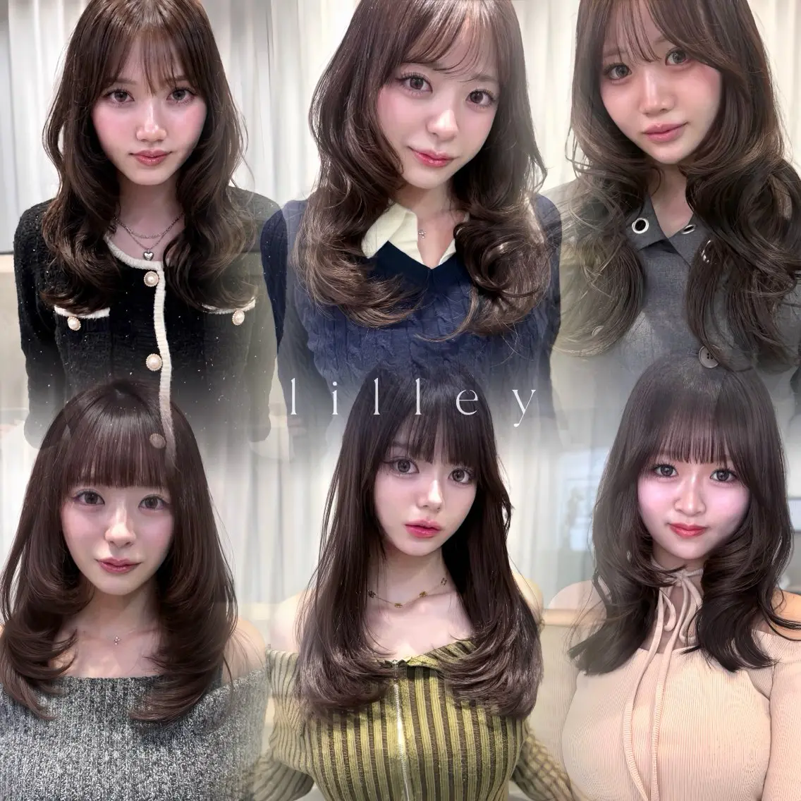 カラー MISAKI/韓国 透明感カラー🎀のヘアスタイル