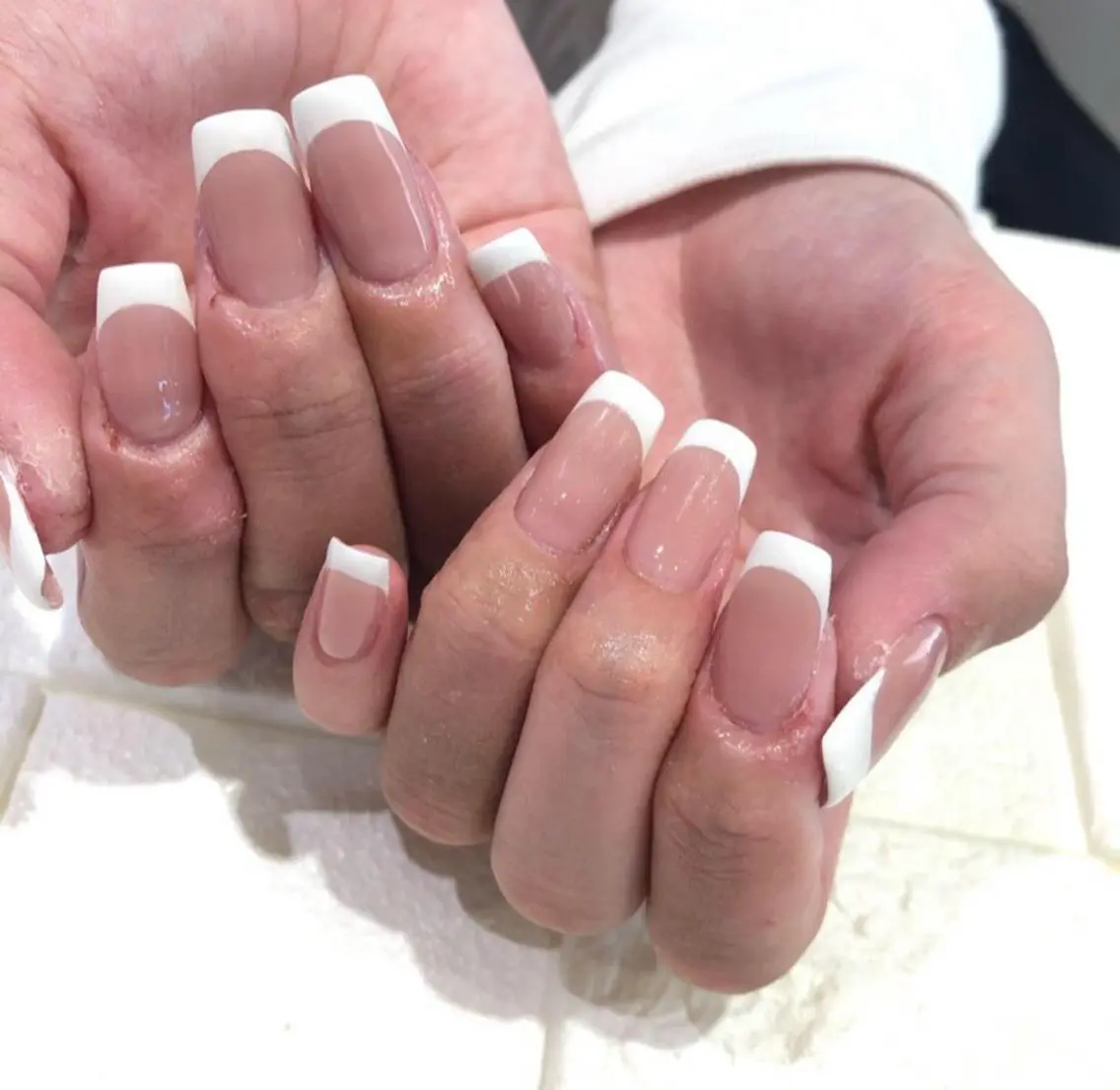 フレンチネイルの写真