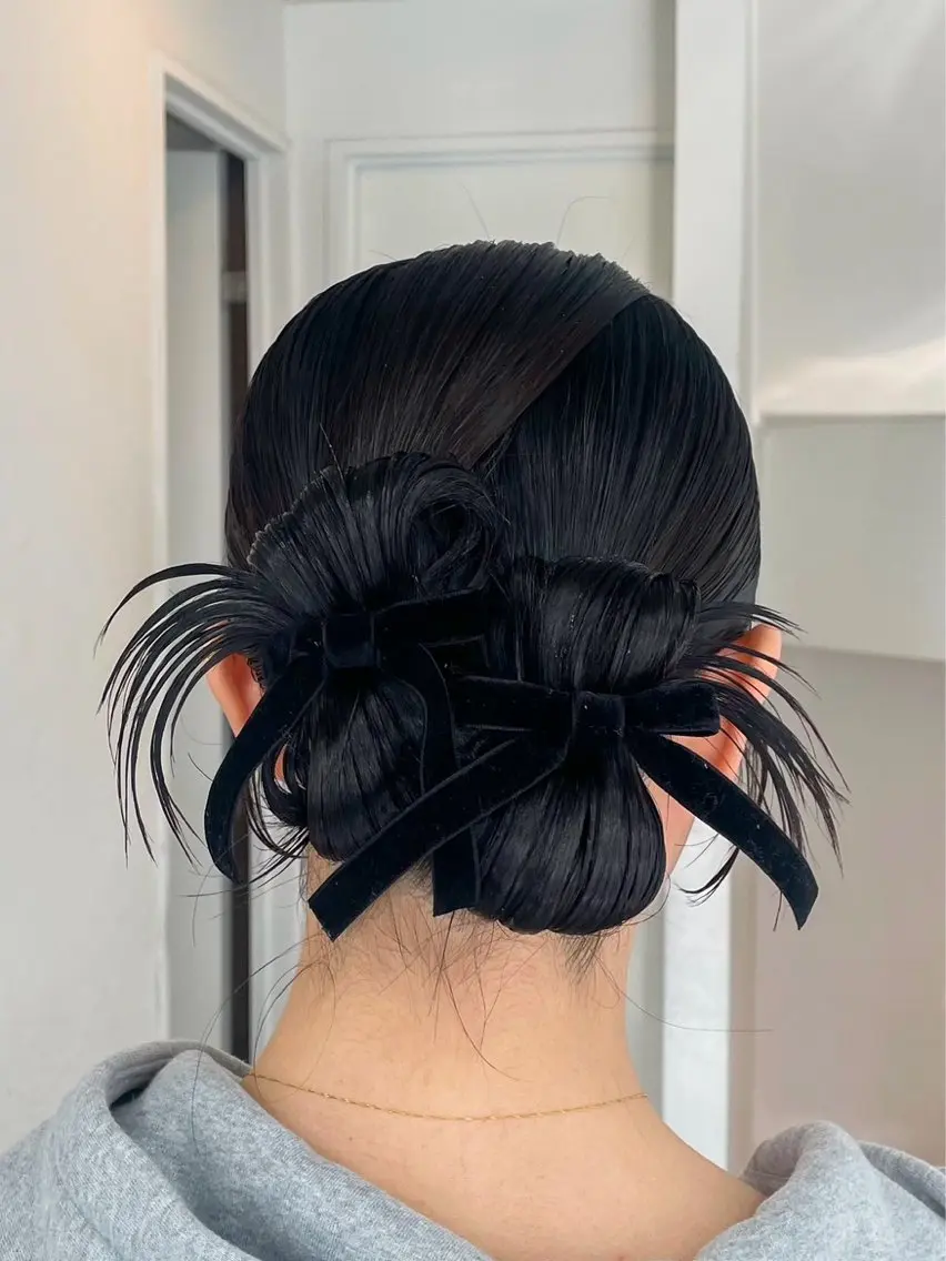 ヘアアレンジ ヘアセット 🦠デザインカラー/ 魚瀬あおい🦠のヘアスタイル