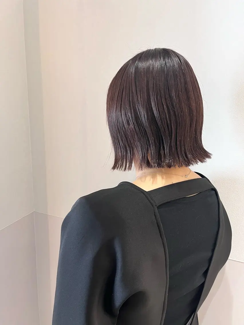 ショート カラー ブラウンカラー ボブ カット トリートメント 【美髪を叶える】中谷 彰宏（アキ)のヘアスタイル