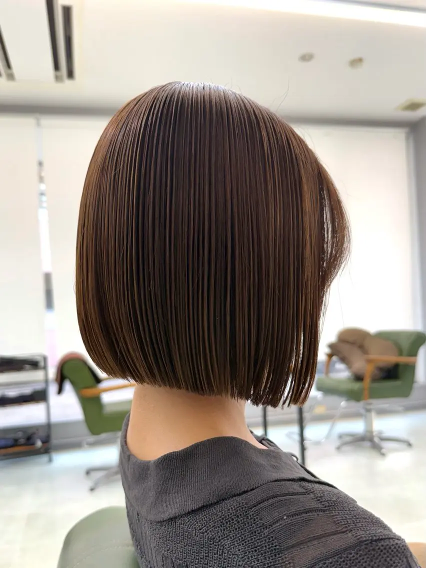 ショート ボブ カット ヘアカラー 川村 涼介のヘアスタイル