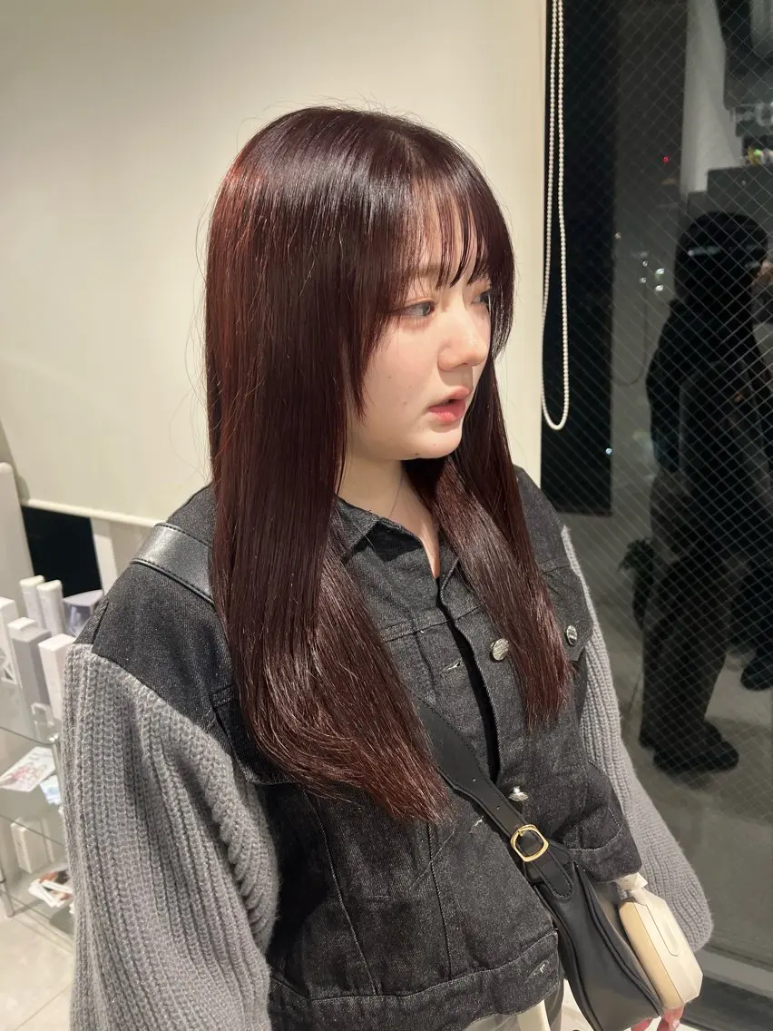 ロング カラー カット ヘアカラー トリートメント 赤みゼロ/透明感 カラー🌿KANTAのヘアスタイル
