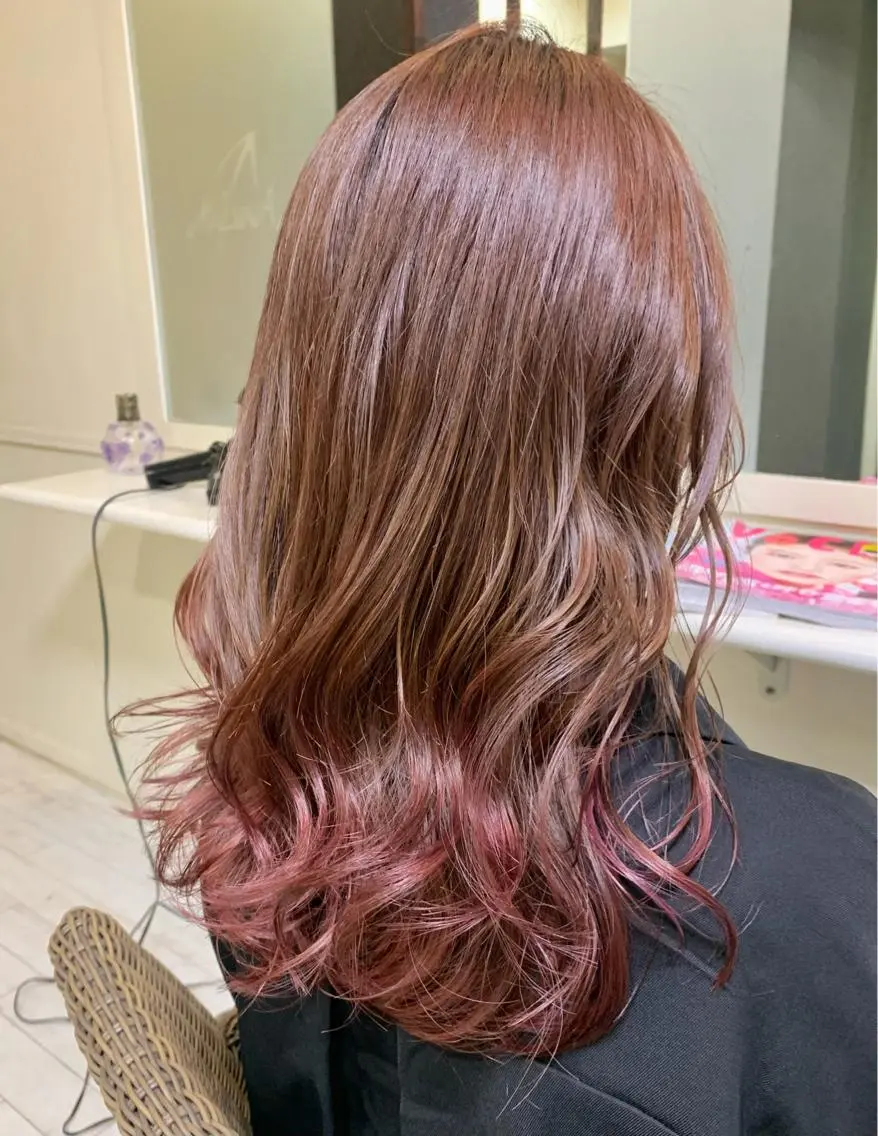 【カット+カラー+グラデーションカラー】✨裾カラー対応✨バッサリ切る前に✂️の写真