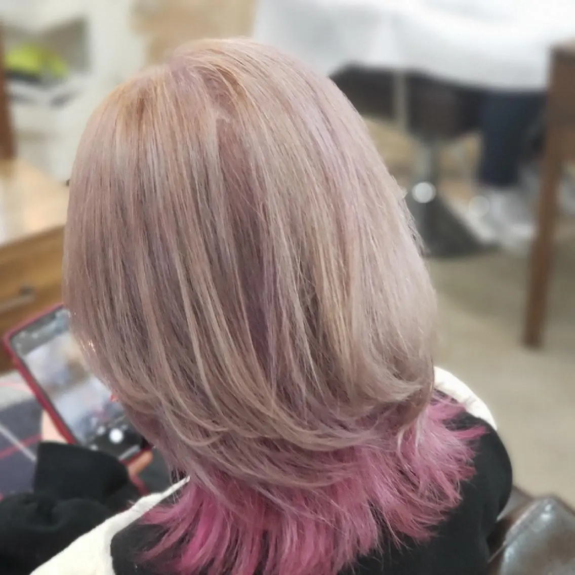 ❗何度でもご利用可❗透明感ダブルヘアカラー 🎨ケアブリーチ込みの写真