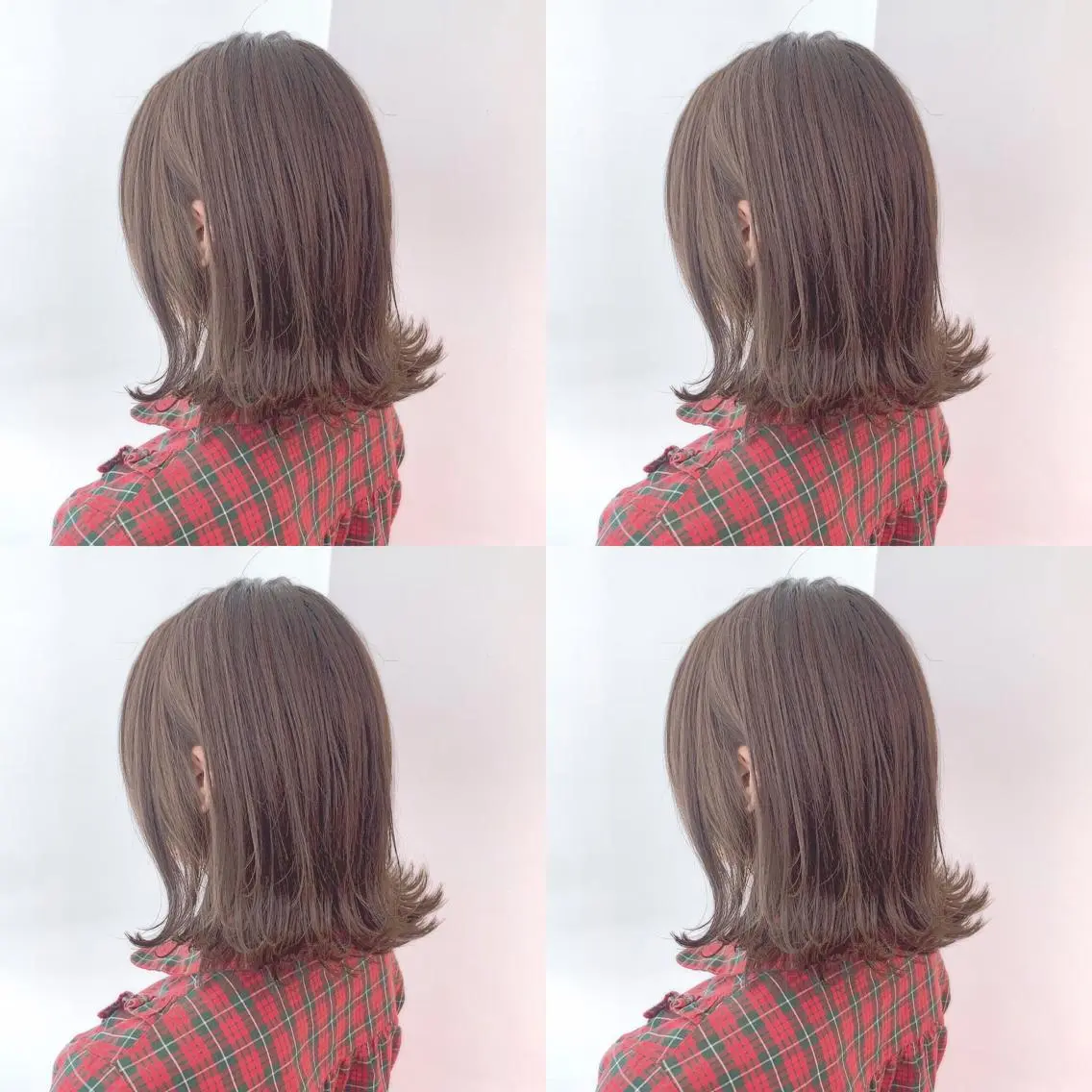 セミロング カラー エフェクトブリーチ 🌟前澤啓太朗のヘアスタイル