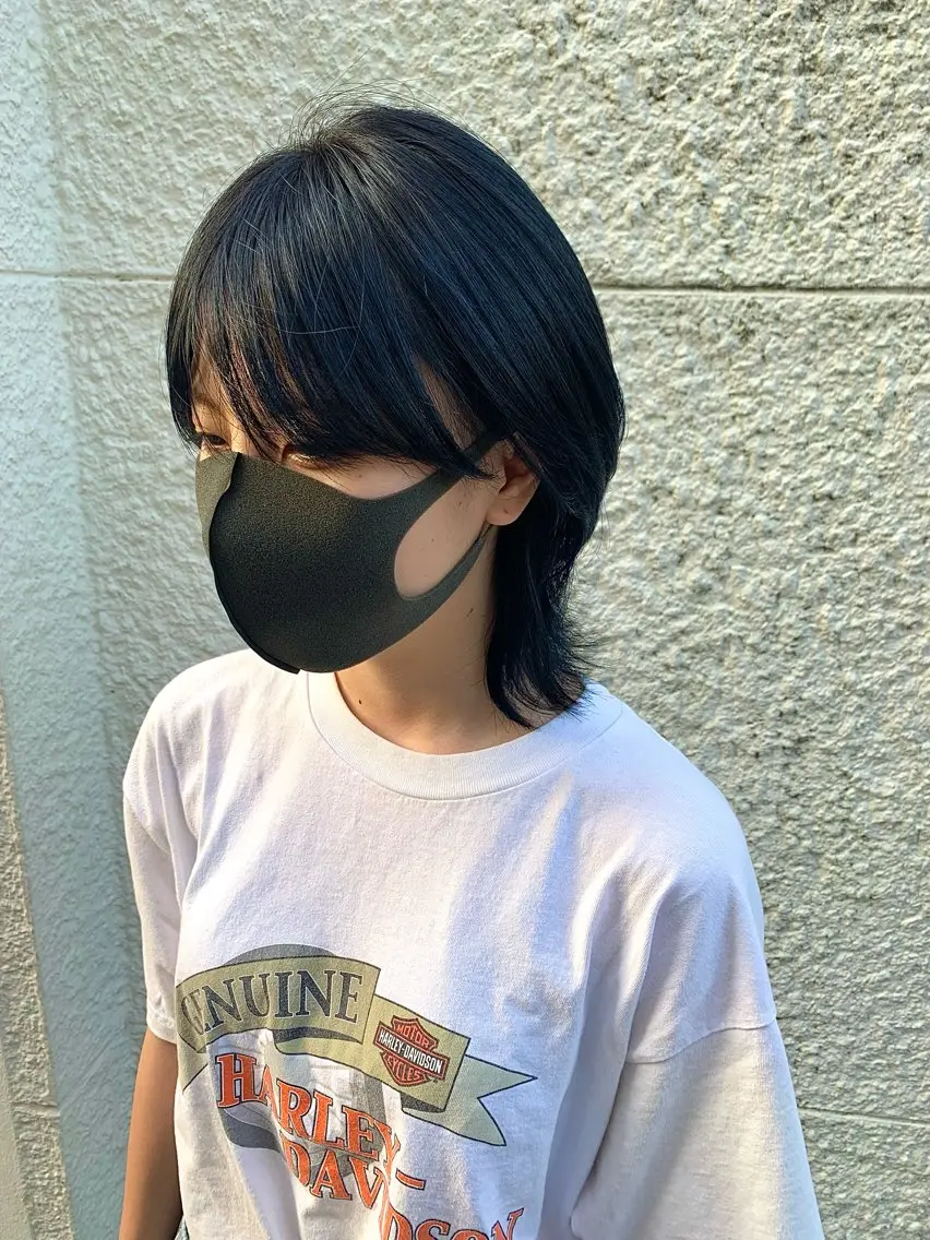 セミロング くびれヘア レイヤーカット ウルフカット カット トリートメント 韓国レイヤー🇰🇷 /縮毛矯正/高島奈緒のヘアスタイル