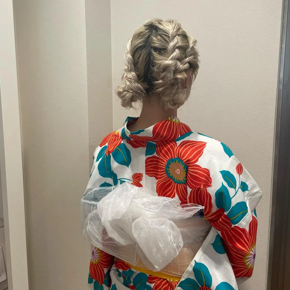 着付け 🍪ﾖｼｲﾊﾙﾈ🍪 ﾗﾍﾞﾝﾀﾞｰｶﾗｰのヘアスタイル