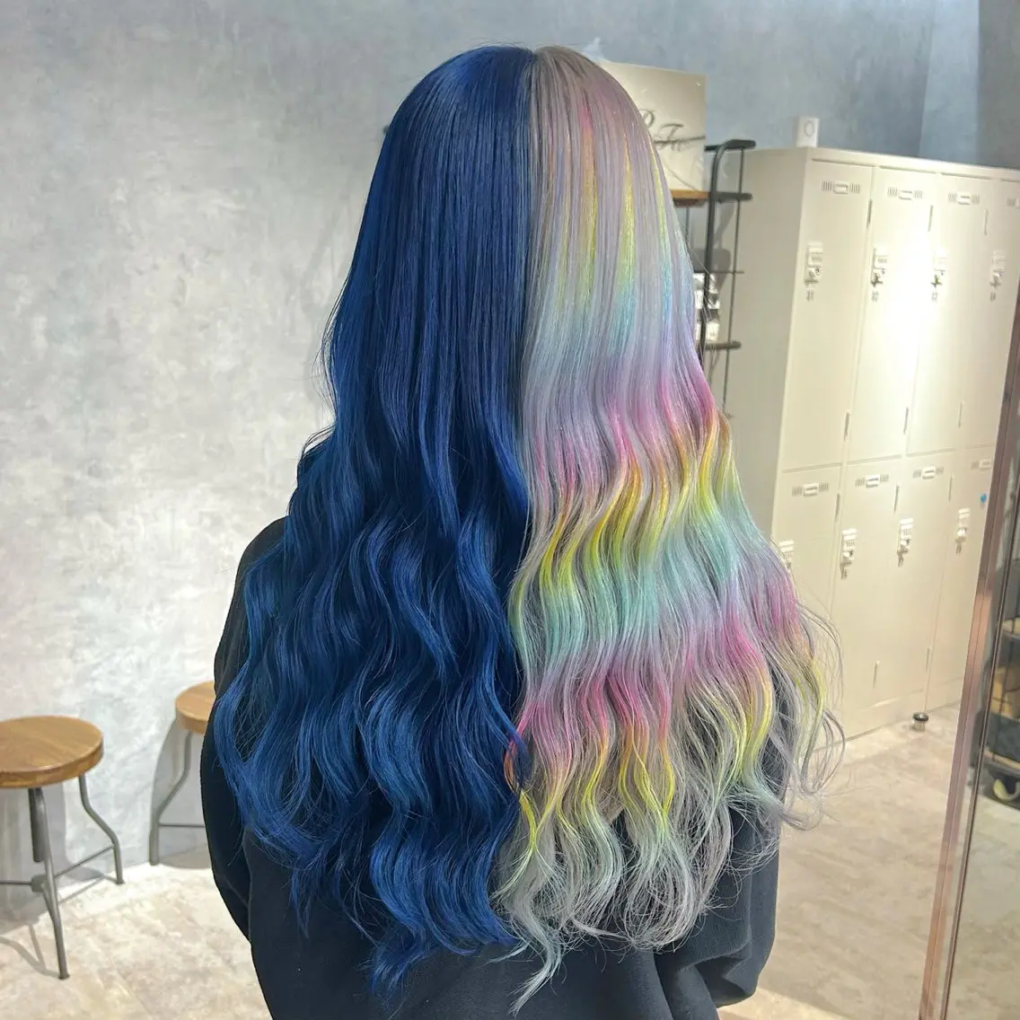 ロング カラー デザインカラー カット ヘアカラー トリートメント ブリーチ&エクステ 🥀ケアカラー特化のヘアスタイル