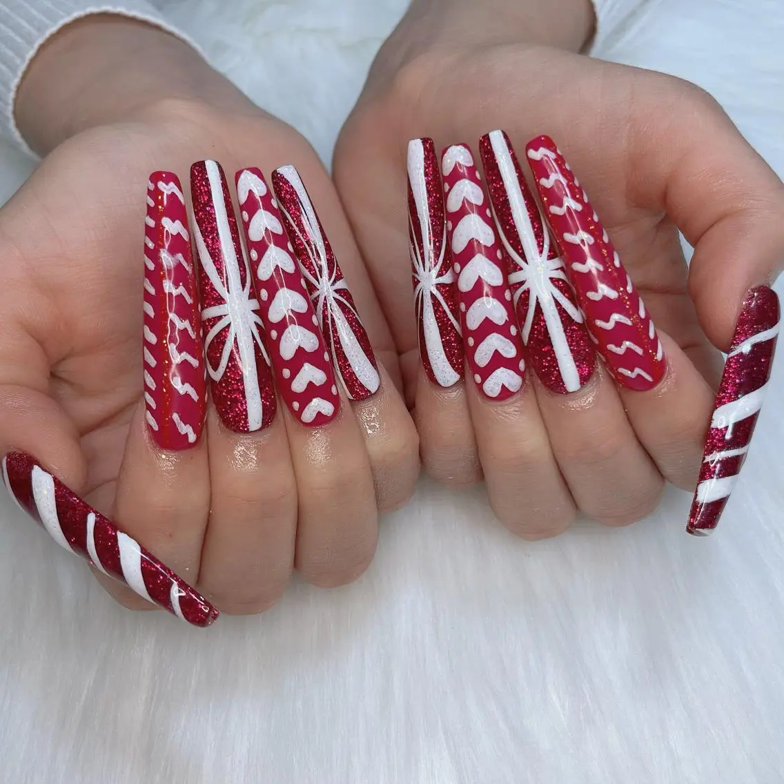 ネイル ロングネイル ハンドネイル Kayo 💅のネイルデザイン