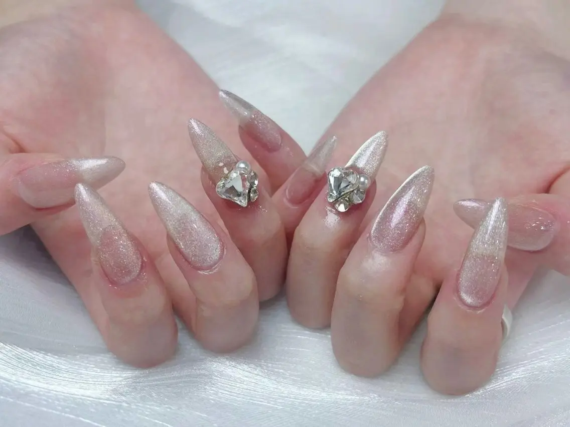 ネイル アートネイル フラワーネイル フットネイル ジェルネイル ハート Babarla Nailのネイルデザイン
