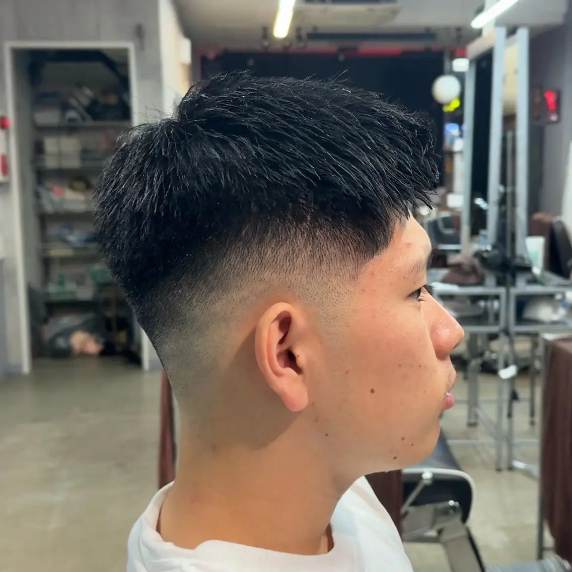 ショート メンズ メンズ専門🥸 フェード特化　涼太のヘアスタイル