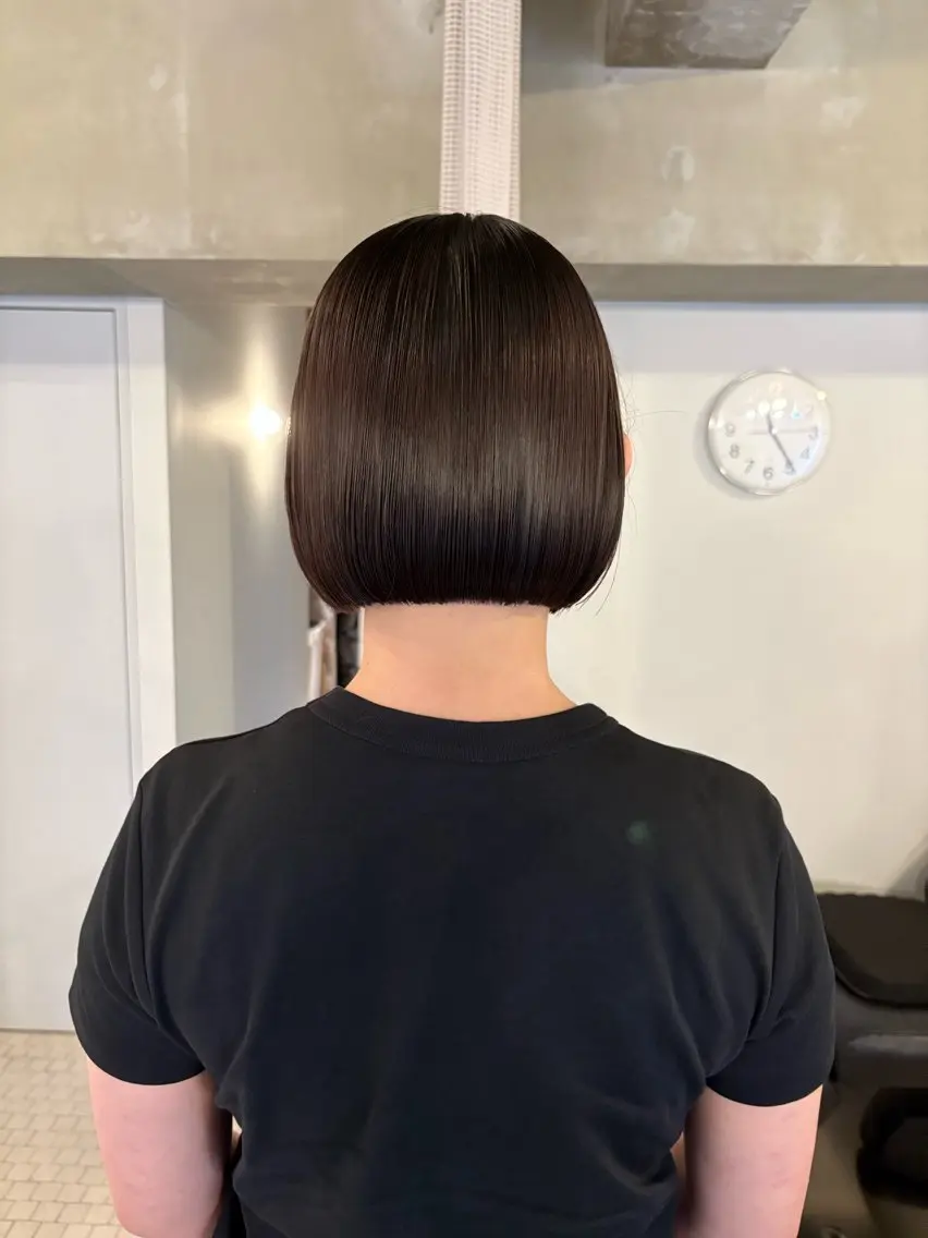 ショート ボブ 小野 明日香のヘアスタイル