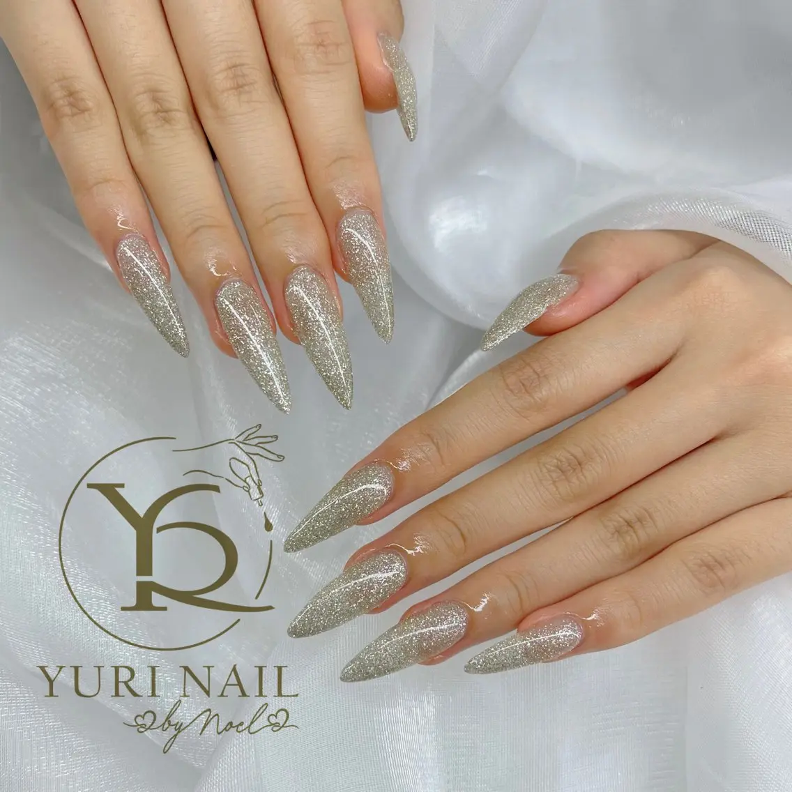 ネイル チークネイル フットネイル フレンチネイル グラデーション キラキラネイル ハンドネイル フットネイル YURI Nail Funabashiのネイルデザイン