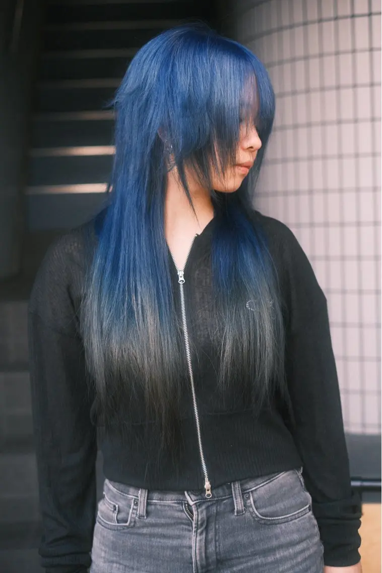 ロング カラー ヘアアレンジ カット ヘアカラー トリートメント 個性爆弾💣 ダブルカラー/ゆかのヘアスタイル