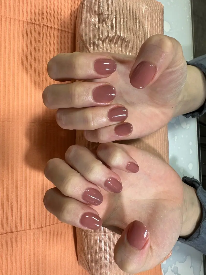 ネイル ワンカラーネイル 【Jr.ネイリスト】 💜serina💜のネイルデザイン