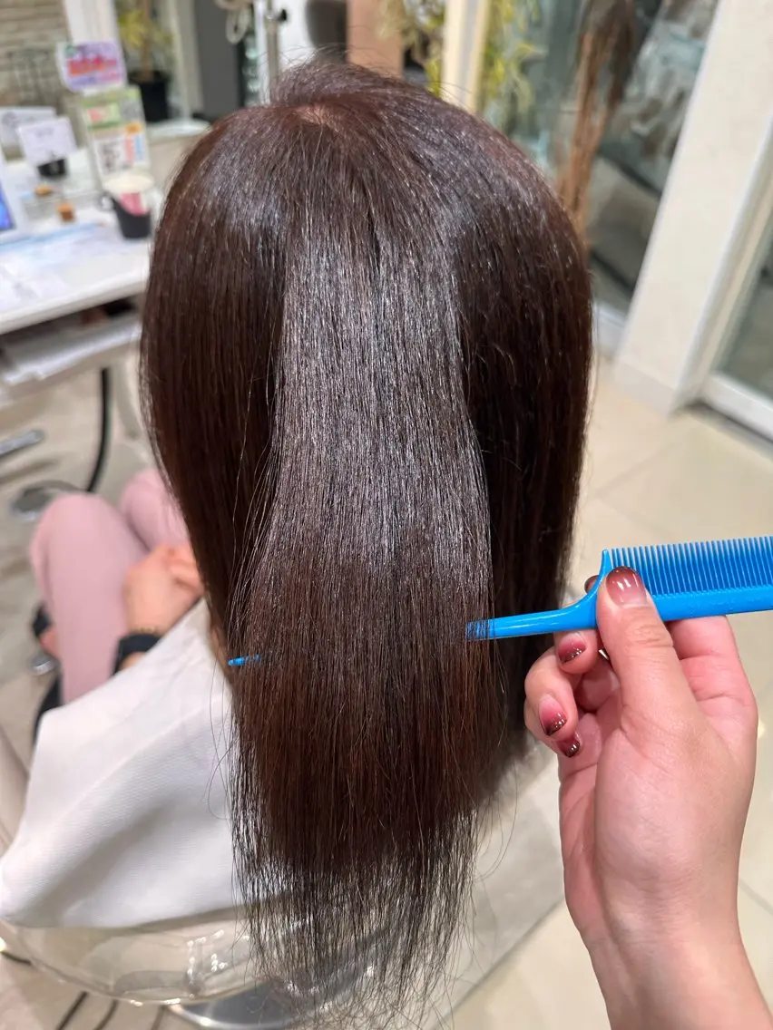 カラー 🤍韓国風 透明感カラー🤍京香のヘアスタイル