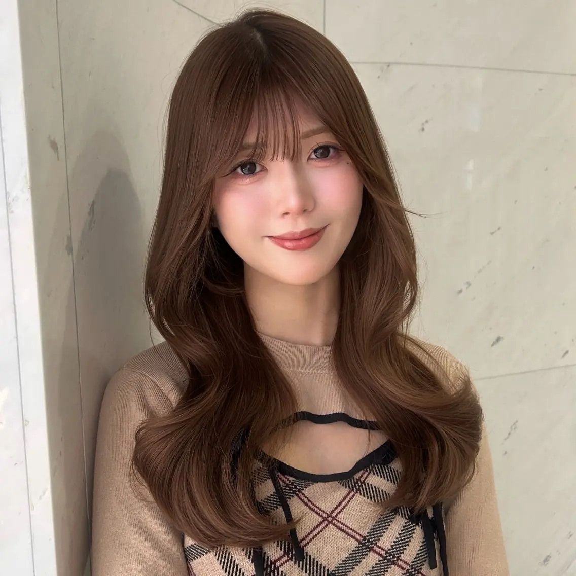 ロング カラー 透明感カラー レイヤーカット ロング ヘアカラー 柔らかいガーリーヘア 🎀Mahiroのヘアスタイル