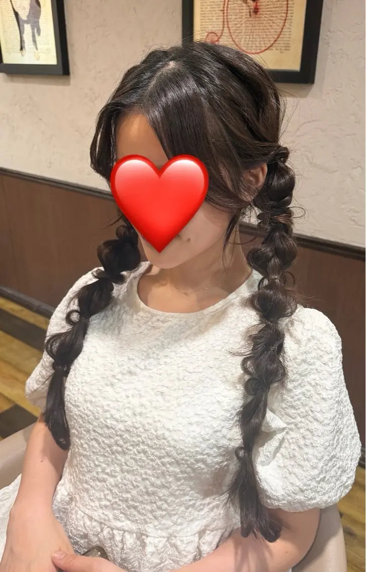 ヘアアレンジ ハマモト アヤカのヘアスタイル