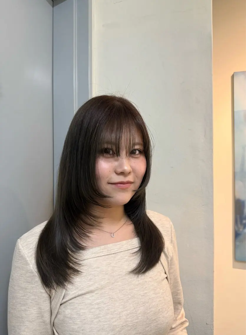 セミロング 木村 心海☆明石のヘアスタイル