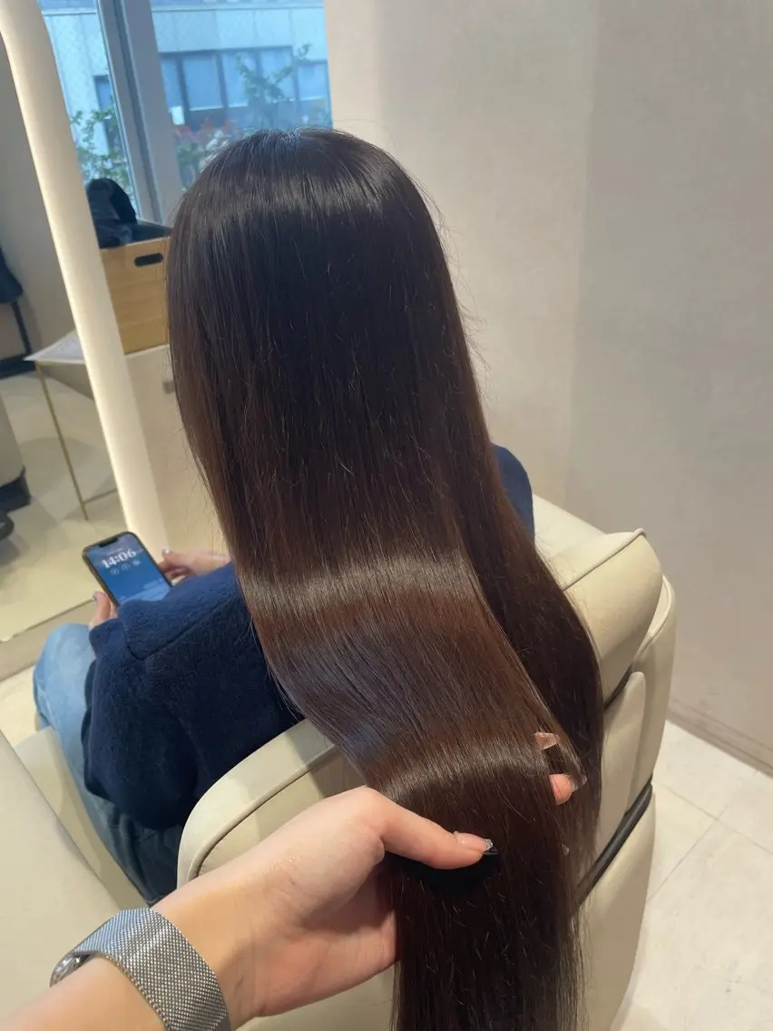 ロング トリートメント トリートメント emusalon Rinaのヘアスタイル