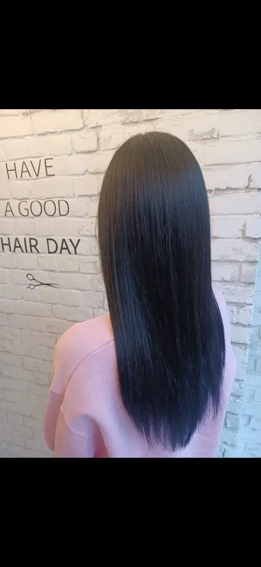 ロング 縮毛矯正 篠原 葉奈未のヘアスタイル