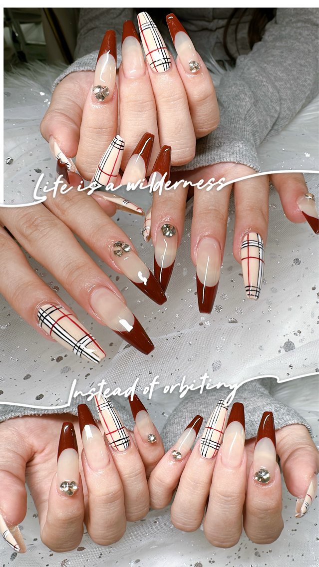 ネイル ロングネイル ハンドネイル NAIL SALON AーChin菜菜のネイルデザイン