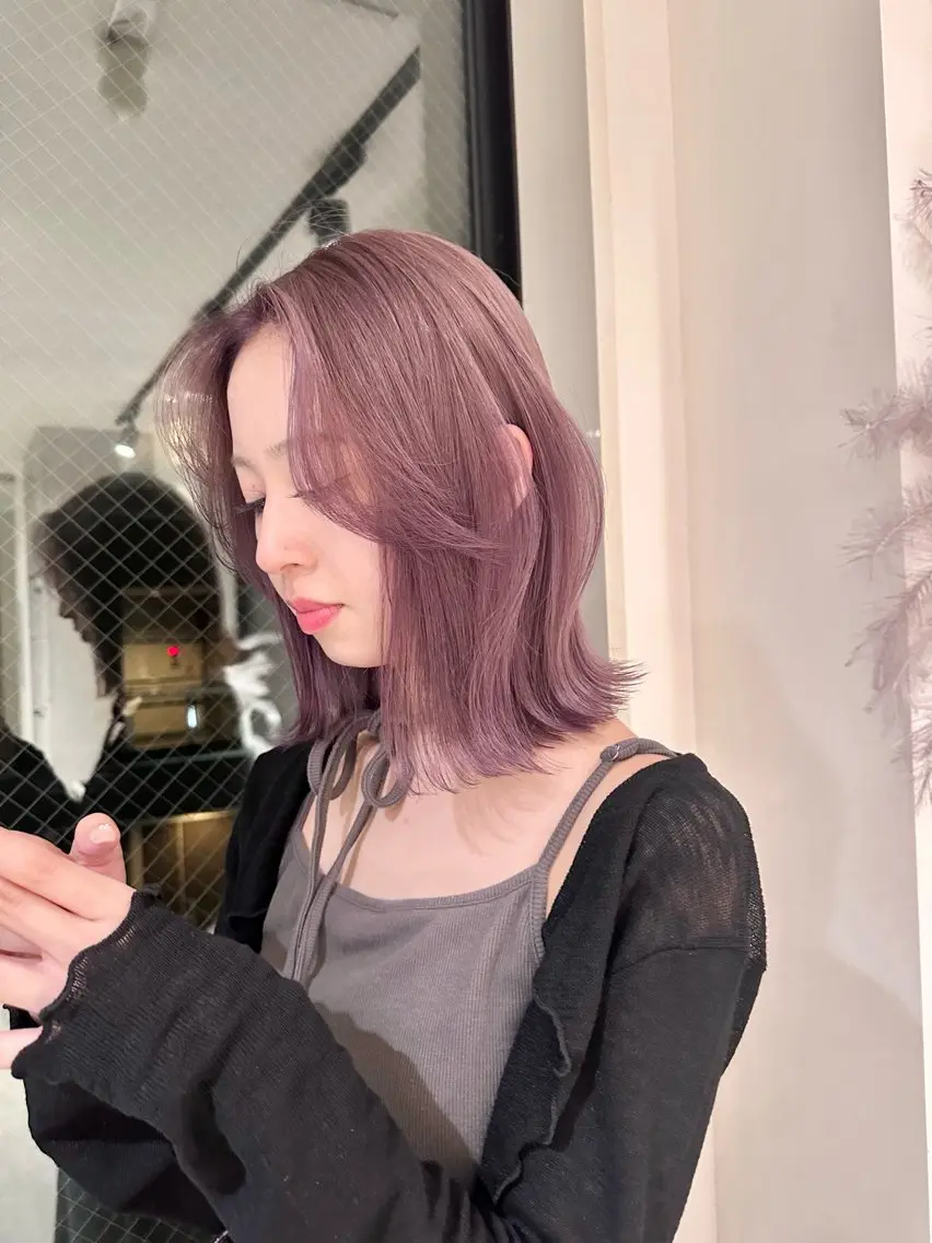 【1日2名限定】【レディース限定】cut+bleach colorの写真