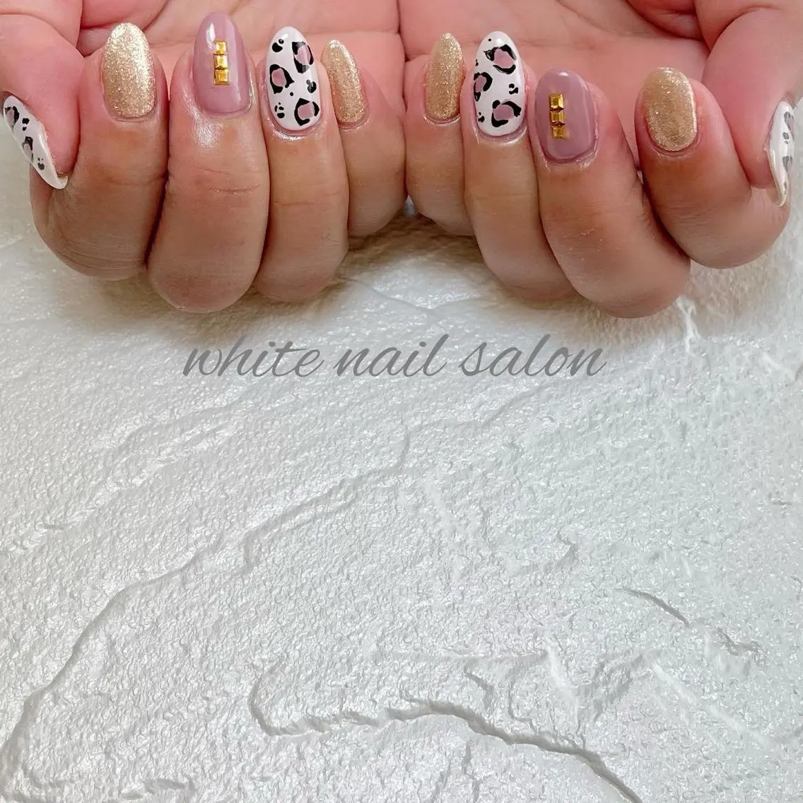 ネイル フットネイル ジェルネイル ハードジェル ラメ(グリッター) 持ち込み ハンドネイル white nail salonのネイルデザイン