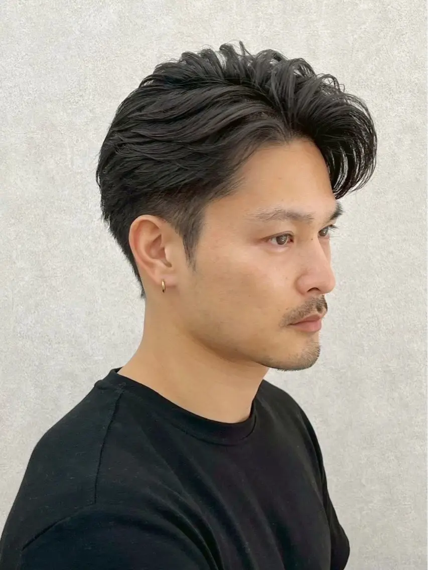ショート メンズ カット 加藤 煌士/ワンカラーのヘアスタイル