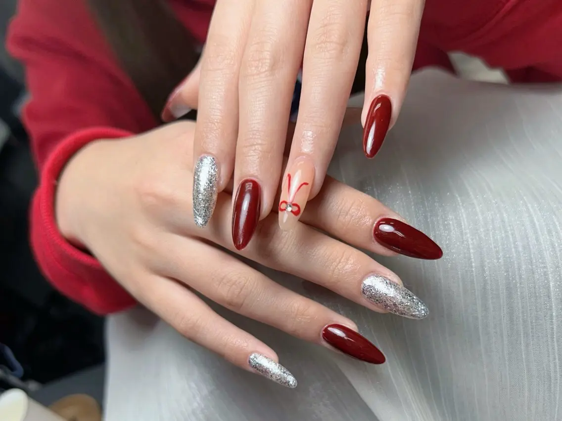 ネイル 韓国ネイル 持ち込み ニュアンスネイル ネイルチップ 冬ネイル LISA ANA.CHUOのネイルデザイン