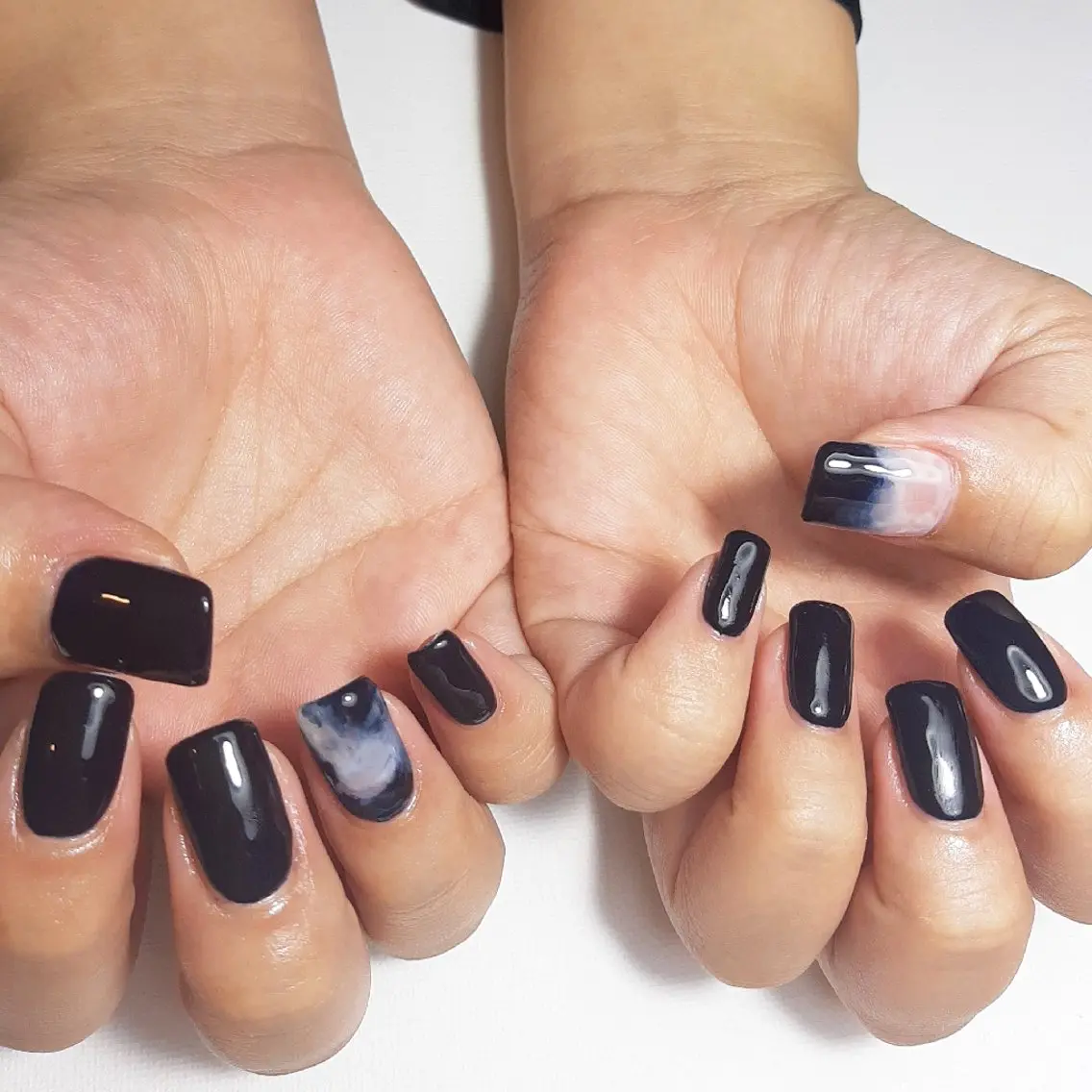 ネイル ジェルネイル 持ち込み ショートネイル owlnail /持込みデザイン専門のネイルデザイン