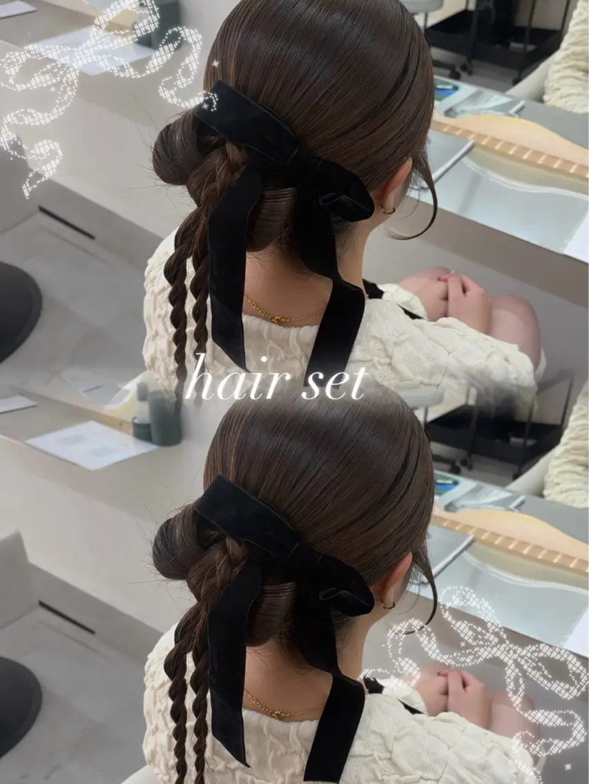 ロング カラー ヘアアレンジ メンズ メンズ韓国風 韓国風ヘア ヘアセット 🩶透明感カラー 池袋/mei🩶のヘアスタイル