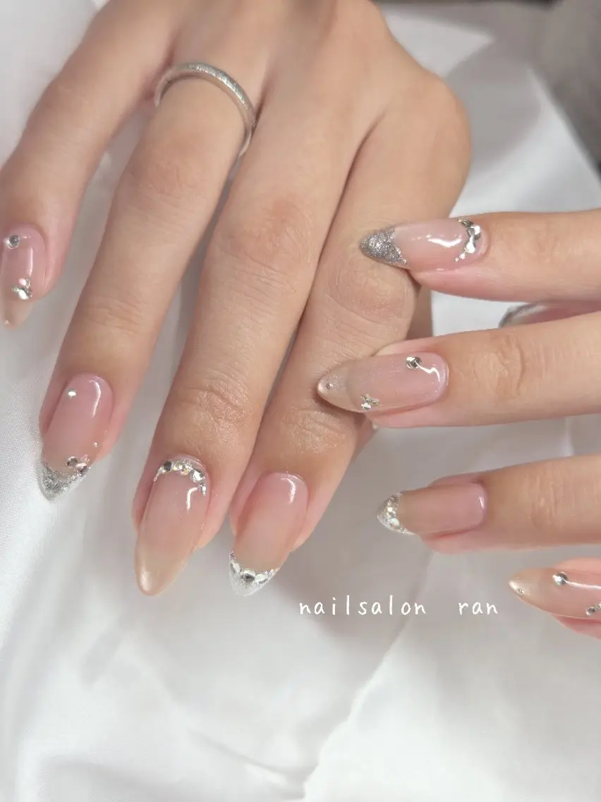ネイル ブライダルネイル ハンドネイル ハンドケア nailsalon ranのネイルデザイン