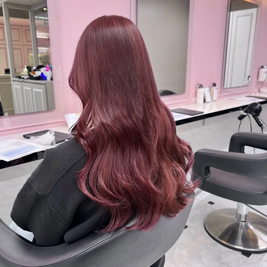ミディアム カラー ヘアアレンジ カット ヘアカラー トリートメント ヘッドスパ ヘアセット 💕上野美容師☁ ブリーチ💖サワのヘアスタイル