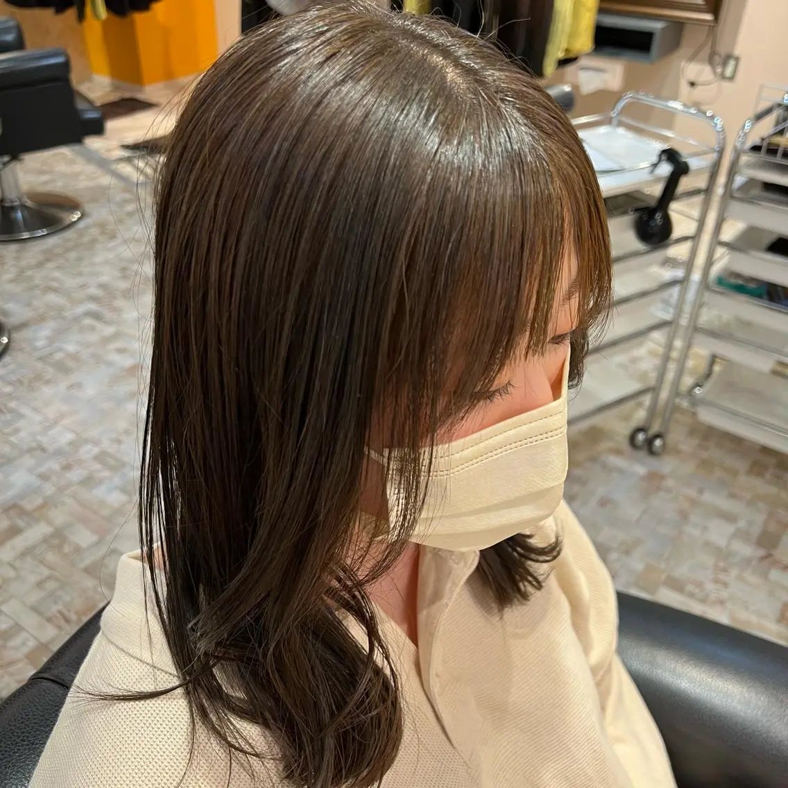 【 透明感カラーお任せ下さい! 】ワンカラー+トリートメント🧸🍃の写真