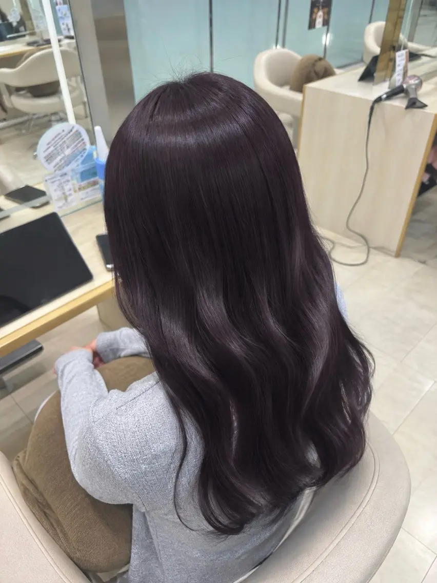 セミロング カラー ヘアカラー トリートメント ✨盛れ髪×似合わせ✨ matsuri🎀のヘアスタイル
