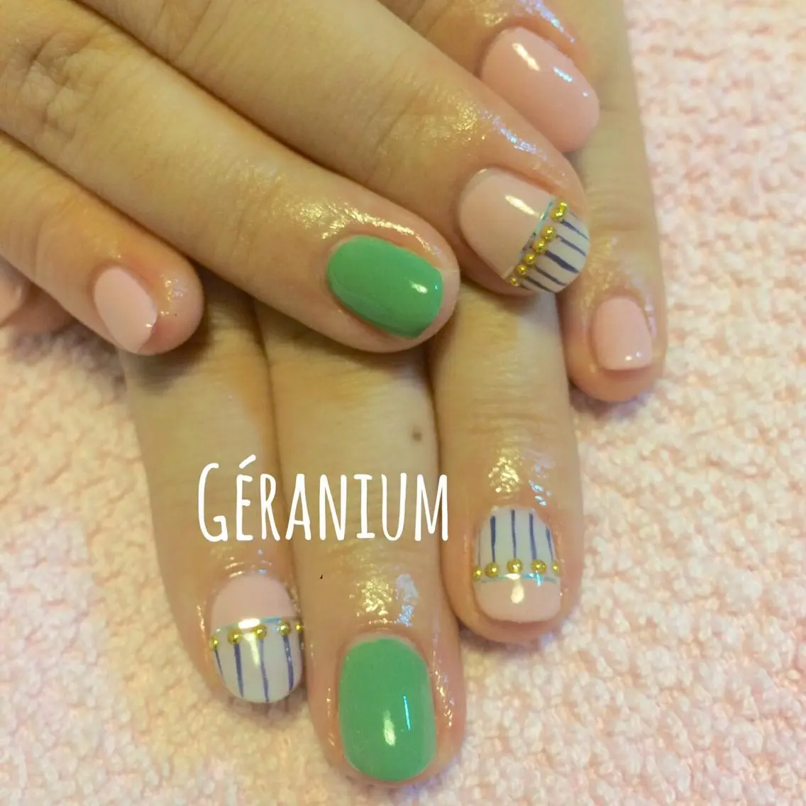 ネイル GéRanium Harukaのネイルデザイン