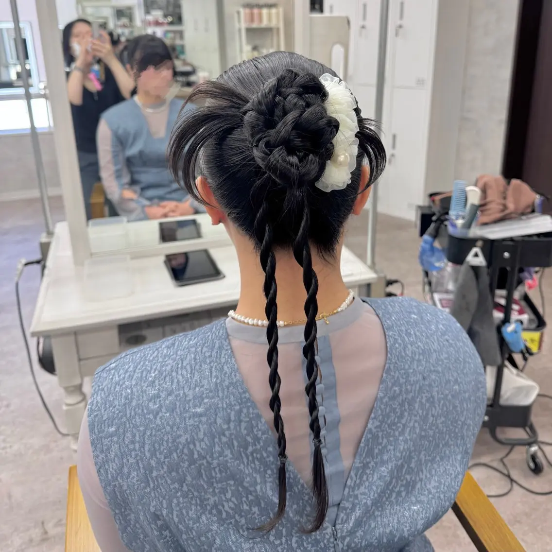 ロング ヘアアレンジ JUNSHIN🦋 ヘアセット／カラーのヘアスタイル