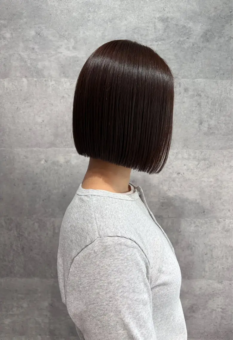 ショート カラー ブラウンカラー ヘアカラー FOX 新菜のヘアスタイル