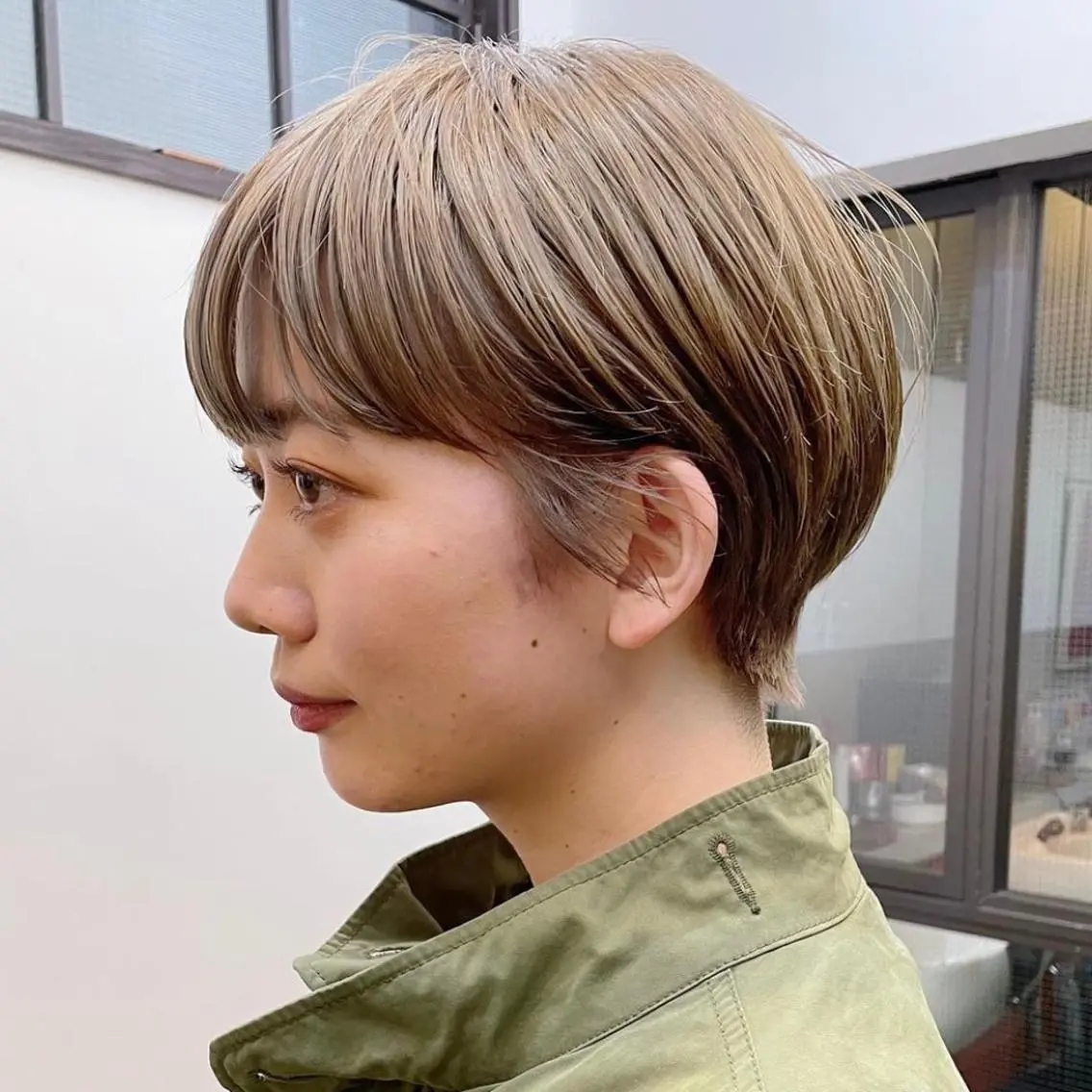 ショート くびれヘア 韓国好き🇰🇷 美容師MIKUのヘアスタイル