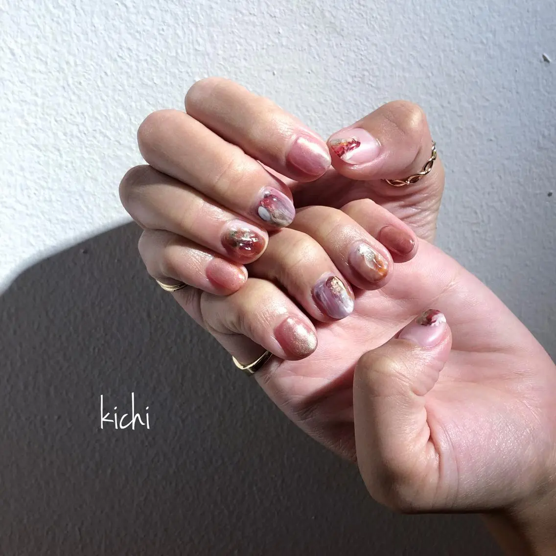ネイル kichi･: *のネイルデザイン