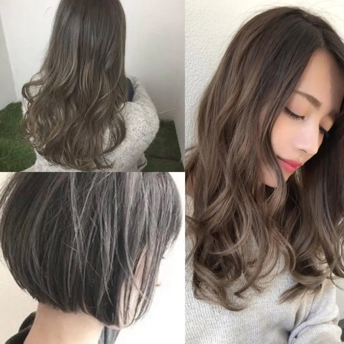 セミロング カラー パーマ ヘアアレンジ 【公式】amble luxe池袋東口🩷のヘアスタイル