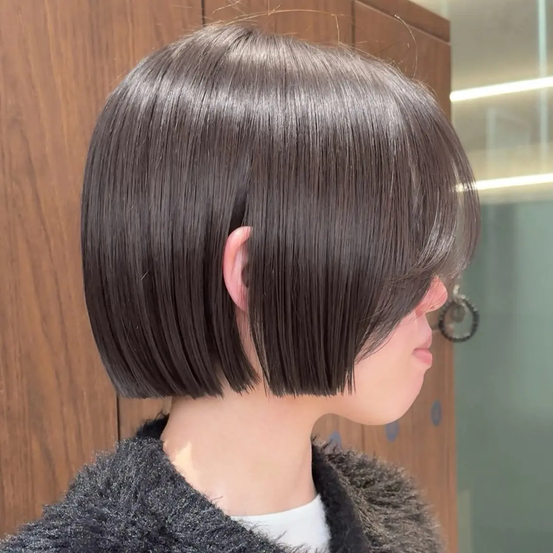 ショート カラー カット ヘアカラー トリートメント レイヤーボブ/渋谷/ 艶カラー/AOI🩵のヘアスタイル