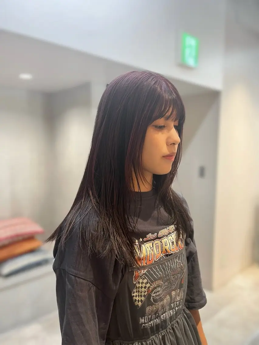 セミロング 🌈モテ色 村上のぶきのヘアスタイル