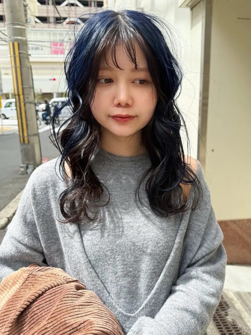 セミロング カラー ヘアカラー トリートメント スダユーヤ 💫推しカラーウルフのヘアスタイル