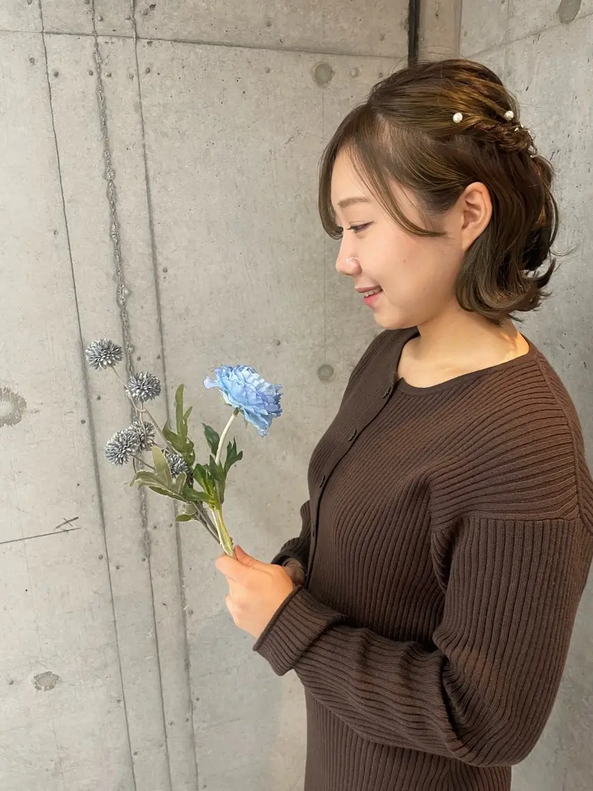 ヘアアレンジ ヘアセット 美髪× ヘアセット✨Araiのヘアスタイル